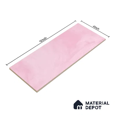 Subway Wall Tile TL 06427 Q Eterna Blossom 12 x 4 inch Ceramic Glossy Finish - 8 mm  | Suitable for Accent / Feature Walls, Bathroom, Kitchen Wall & Backsplashes (Sample)