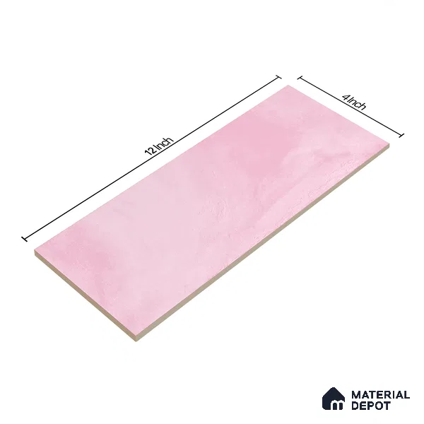 Subway Wall Tile TL 06427 Q Eterna Blossom 12 x 4 inch Ceramic Glossy Finish - 8 mm  | Suitable for Accent / Feature Walls, Bathroom, Kitchen Wall & Backsplashes (Sample)