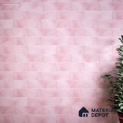 Subway Wall Tile TL 06427 Q Eterna Blossom 12 x 4 inch Ceramic Glossy Finish - 8 mm  | Suitable for Accent / Feature Walls, Bathroom, Kitchen Wall & Backsplashes (Sample)
