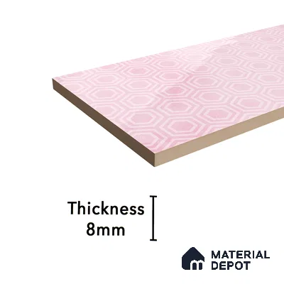 Subway Wall Tile TL 06427 R Eterna Blossom Pink 12 x 4 inch Ceramic Glossy Finish - 8 mm | 24 Random Design | Suitable for Accent / Feature Walls, Bathroom, Kitchen Wall & Backsplashes (Sample)
