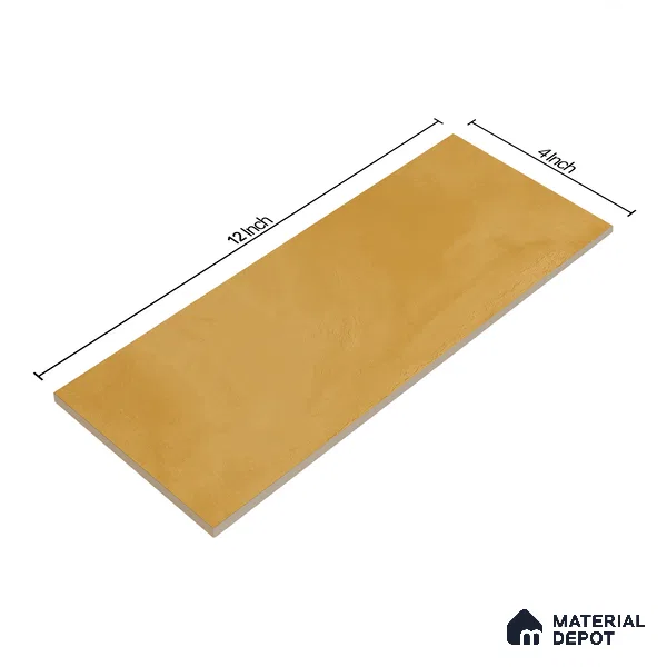 Subway Wall Tile TL 06427 S Eterna Sunburst 12 x 4 inch Ceramic Glossy Finish - 8 mm  | Suitable for Accent / Feature Walls, Bathroom, Kitchen Wall & Backsplashes (Sample)