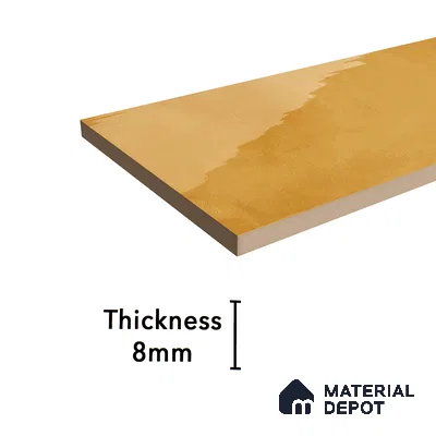 Subway Wall Tile TL 06427 S Eterna Sunburst 12 x 4 inch Ceramic Glossy Finish - 8 mm  | Suitable for Accent / Feature Walls, Bathroom, Kitchen Wall & Backsplashes (Sample)