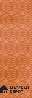 Subway Wall Tile TL 06427 V Eterna Tangerine Orange 12 x 4 inch Ceramic Glossy Finish - 8 mm | 24 Random Design | Suitable for Accent / Feature Walls, Bathroom, Kitchen Wall & Backsplashes (Sample)