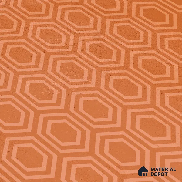Subway Wall Tile TL 06427 V Eterna Tangerine Orange 12 x 4 inch Ceramic Glossy Finish - 8 mm | 24 Random Design | Suitable for Accent / Feature Walls, Bathroom, Kitchen Wall & Backsplashes (Sample)