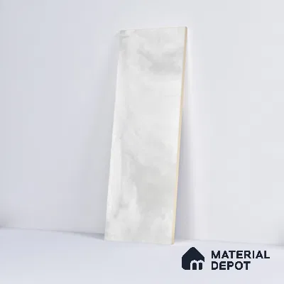 Subway Wall Tile TL 06427 W Eterna Frost 12 x 4 inch Ceramic Glossy Finish - 8 mm  | Suitable for Accent / Feature Walls, Bathroom, Kitchen Wall & Backsplashes (Sample)