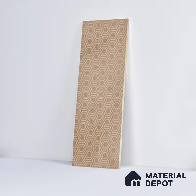 Subway Wall Tile TL 06427 Z Eterna Mocha Brown Umber 12 x 4 inch Ceramic Glossy Finish - 8 mm | 24 Random Design | Suitable for Accent / Feature Walls, Bathroom, Kitchen Wall & Backsplashes (Sample)