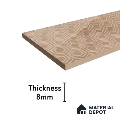 Subway Wall Tile TL 06427 Z Eterna Mocha Brown Umber 12 x 4 inch Ceramic Glossy Finish - 8 mm | 24 Random Design | Suitable for Accent / Feature Walls, Bathroom, Kitchen Wall & Backsplashes (Sample)
