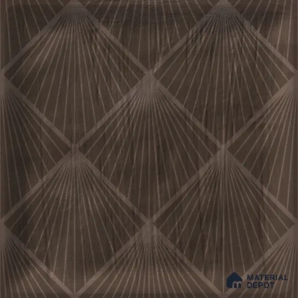 Subway Wall Tile TL 06428 AA Nordica Espresso Glow 8 x 8 inch Ceramic Glossy Finish - 8 mm  | Suitable for Accent / Feature Walls, Bathroom, Kitchen Wall & Backsplashes (Sample)