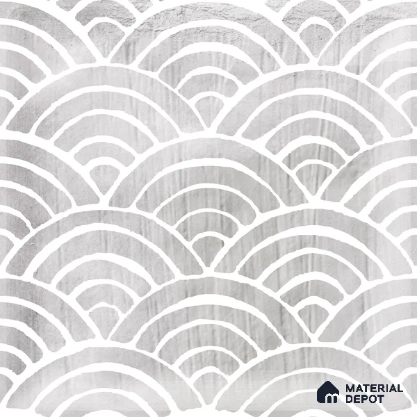 Subway Wall Tile TL 06428 AC Nordica Arctic Breeze 8 x 8 inch Ceramic Glossy Finish - 8 mm  | Suitable for Accent / Feature Walls, Bathroom, Kitchen Wall & Backsplashes (Sample)
