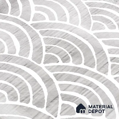 Subway Wall Tile TL 06428 AC Nordica Arctic Breeze 8 x 8 inch Ceramic Glossy Finish - 8 mm  | Suitable for Accent / Feature Walls, Bathroom, Kitchen Wall & Backsplashes (Sample)