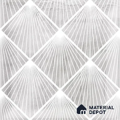 Subway Wall Tile TL 06428 AD Nordica Opal Radiance 8 x 8 inch Ceramic Glossy Finish - 8 mm  | Suitable for Accent / Feature Walls, Bathroom, Kitchen Wall & Backsplashes (Sample)