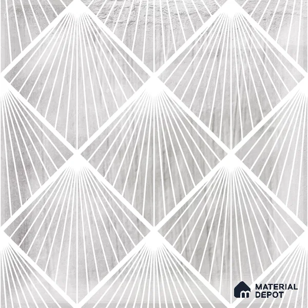 Subway Wall Tile TL 06428 AD Nordica Opal Radiance 8 x 8 inch Ceramic Glossy Finish - 8 mm  | Suitable for Accent / Feature Walls, Bathroom, Kitchen Wall & Backsplashes (Sample)