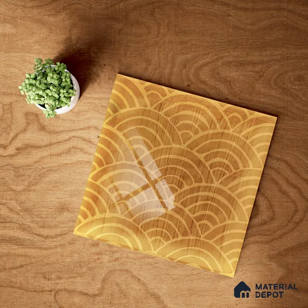 Subway Wall Tile TL 06428 AF Nordica Solar Drift 8 x 8 inch Ceramic Glossy Finish - 8 mm  | Suitable for Accent / Feature Walls, Bathroom, Kitchen Wall & Backsplashes (Sample)