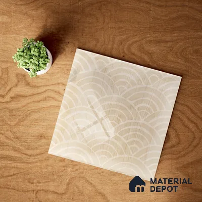 Subway Wall Tile TL 06428 B Nordica Misty Dune 8 x 8 inch Ceramic Glossy Finish - 8 mm  | Suitable for Accent / Feature Walls, Bathroom, Kitchen Wall & Backsplashes (Sample)