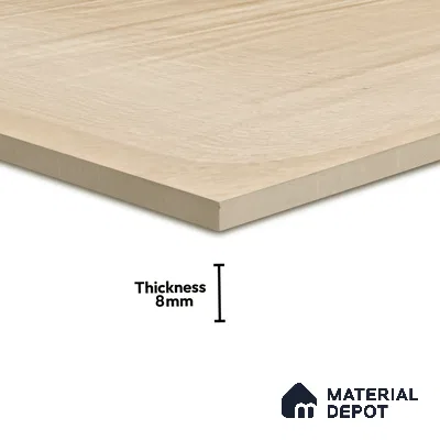 Plain Subway Wall Tile TL 06428 Nordica Sand 8 x 8 inch Ceramic Glossy Finish - 8 mm  | Suitable for Accent / Feature Walls, Bathroom, Kitchen Wall & Backsplashes (Sample)