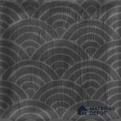 Subway Wall Tile TL 06428 H Nordica Smoky Drift 8 x 8 inch Ceramic Glossy Finish - 8 mm  | Suitable for Accent / Feature Walls, Bathroom, Kitchen Wall & Backsplashes (Sample)