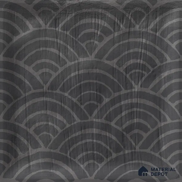 Subway Wall Tile TL 06428 H Nordica Smoky Drift 8 x 8 inch Ceramic Glossy Finish - 8 mm  | Suitable for Accent / Feature Walls, Bathroom, Kitchen Wall & Backsplashes (Sample)