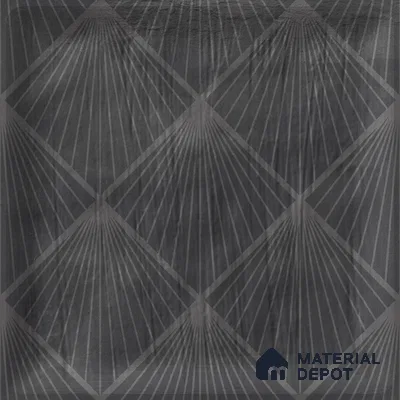 Subway Wall Tile TL 06428 I Nordica Carbon Shimmer 8 x 8 inch Ceramic Glossy Finish - 8 mm  | Suitable for Accent / Feature Walls, Bathroom, Kitchen Wall & Backsplashes (Sample)
