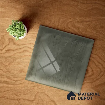 Plain Subway Wall Tile TL 06428 M Nordica Woodland Charm 8 x 8 inch Ceramic Glossy Finish - 8 mm  | Suitable for Accent / Feature Walls, Bathroom, Kitchen Wall & Backsplashes (Sample)