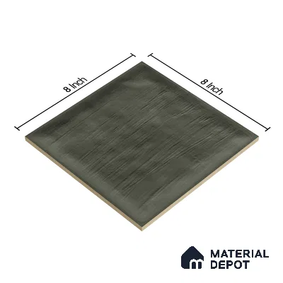 Plain Subway Wall Tile TL 06428 M Nordica Woodland Charm 8 x 8 inch Ceramic Glossy Finish - 8 mm  | Suitable for Accent / Feature Walls, Bathroom, Kitchen Wall & Backsplashes (Sample)