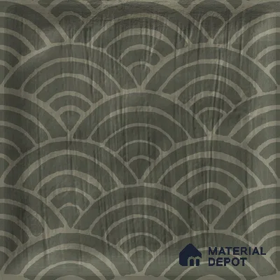 Subway Wall Tile TL 06428 N Nordica Foggy Grove 8 x 8 inch Ceramic Glossy Finish - 8 mm  | Suitable for Accent / Feature Walls, Bathroom, Kitchen Wall & Backsplashes (Sample)