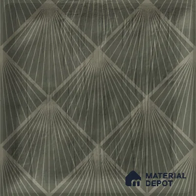 Subway Wall Tile TL 06428 O Nordica Emerald Gleam 8 x 8 inch Ceramic Glossy Finish - 8 mm  | Suitable for Accent / Feature Walls, Bathroom, Kitchen Wall & Backsplashes (Sample)