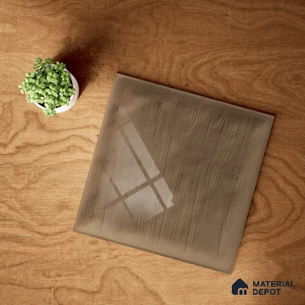 Plain Subway Wall Tile TL 06428 S Nordica Desert Tone 8 x 8 inch Ceramic Glossy Finish - 8 mm  | Suitable for Accent / Feature Walls, Bathroom, Kitchen Wall & Backsplashes (Sample)