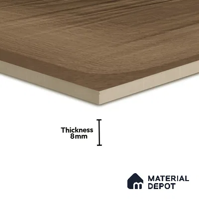 Plain Subway Wall Tile TL 06428 S Nordica Desert Tone 8 x 8 inch Ceramic Glossy Finish - 8 mm  | Suitable for Accent / Feature Walls, Bathroom, Kitchen Wall & Backsplashes (Sample)