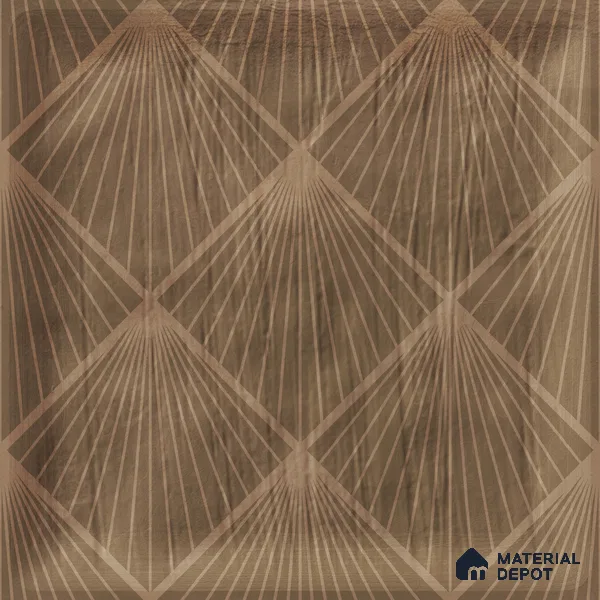 Subway Wall Tile TL 06428 U Nordica Golden Mirage 8 x 8 inch Ceramic Glossy Finish - 8 mm  | Suitable for Accent / Feature Walls, Bathroom, Kitchen Wall & Backsplashes (Sample)