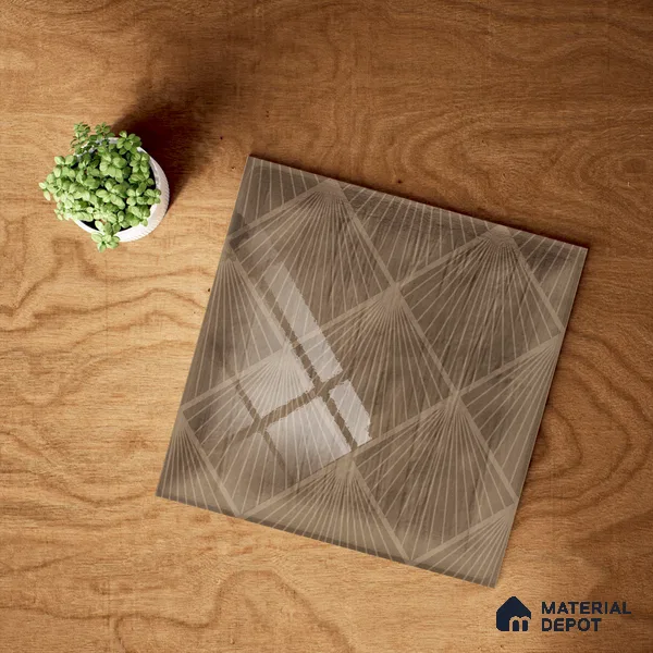 Subway Wall Tile TL 06428 U Nordica Golden Mirage 8 x 8 inch Ceramic Glossy Finish - 8 mm  | Suitable for Accent / Feature Walls, Bathroom, Kitchen Wall & Backsplashes (Sample)