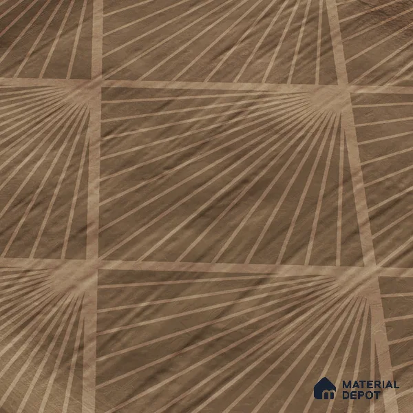 Subway Wall Tile TL 06428 U Nordica Golden Mirage 8 x 8 inch Ceramic Glossy Finish - 8 mm  | Suitable for Accent / Feature Walls, Bathroom, Kitchen Wall & Backsplashes (Sample)