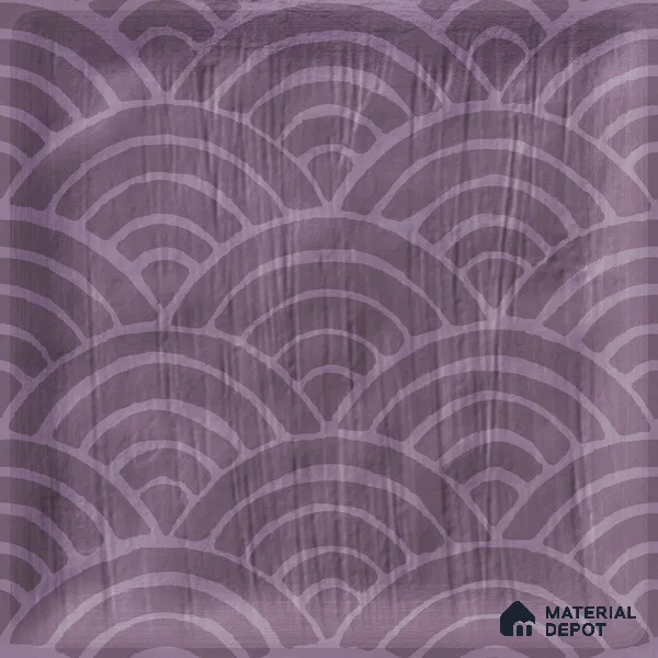Subway Wall Tile TL 06428 W Nordica Lavender Fog 8 x 8 inch Ceramic Glossy Finish - 8 mm  | Suitable for Accent / Feature Walls, Bathroom, Kitchen Wall & Backsplashes (Sample)