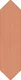 A close-up of a Subway Wall Tile TL 06430 B Lineage Picket Sunset Highlighter 12 x 3 inch Ceramic Glossy Finish - 10 mm  | Suitable for Accent / Feature Walls, Bathroom, Kitchen Wall & Backsplashes with a Glossy finish available at Material Depot in Bangalore
