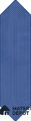 Subway Wall Tile TL 06430 D Lineage Picket Twilight Highlighter 12 x 3 inch Ceramic Glossy Finish - 10 mm  | Suitable for Accent / Feature Walls, Bathroom, Kitchen Wall & Backsplashes