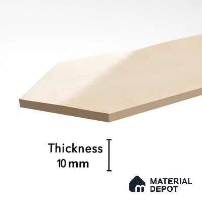 Subway Wall Tile TL 06430 G Lineage Picket Ivory Plain 12 x 3 inch Ceramic Glossy Finish - 10 mm  | Suitable for Accent / Feature Walls, Bathroom, Kitchen Wall & Backsplashes (Sample)