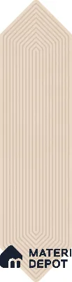 Subway Wall Tile TL 06430 H Lineage Picket Ivory Highlighter 12 x 3 inch Ceramic Glossy Finish - 10 mm  | Suitable for Accent / Feature Walls, Bathroom, Kitchen Wall & Backsplashes (Sample)