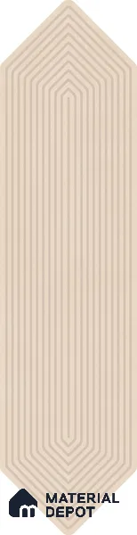 Subway Wall Tile TL 06430 H Lineage Picket Ivory Highlighter 12 x 3 inch Ceramic Glossy Finish - 10 mm  | Suitable for Accent / Feature Walls, Bathroom, Kitchen Wall & Backsplashes (Sample)