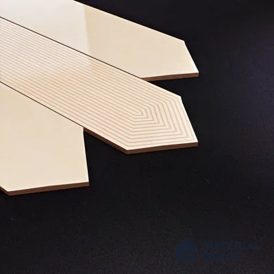 Subway Wall Tile TL 06430 H Lineage Picket Ivory Highlighter 12 x 3 inch Ceramic Glossy Finish - 10 mm  | Suitable for Accent / Feature Walls, Bathroom, Kitchen Wall & Backsplashes (Sample)