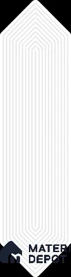 Subway Wall Tile TL 06430 P Lineage Picket Arctic Highlighter 12 x 3 inch Ceramic Glossy Finish - 10 mm  | Suitable for Accent / Feature Walls, Bathroom, Kitchen Wall & Backsplashes (Sample)