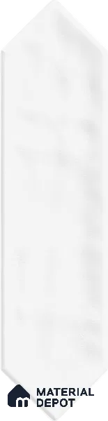 Subway Wall Tile TL 06430 O Lineage Picket Arctic Plain 12 x 3 inch Ceramic Glossy Finish - 10 mm  | Suitable for Accent / Feature Walls, Bathroom, Kitchen Wall & Backsplashes