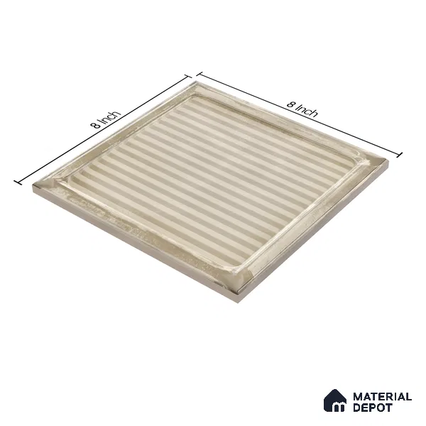 Subway Wall Tile TL 06439 F Glaciera Sandstone Decore 8 x 8 inch Ceramic Glossy Finish - 6 mm | 24 Random Design | Suitable for Accent / Feature Walls, Bathroom, Kitchen Wall & Backsplashes (Sample)