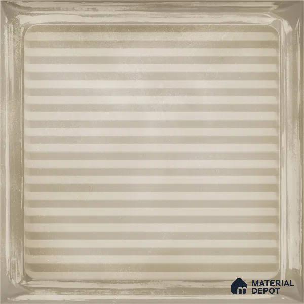 Subway Wall Tile TL 06439 F Glaciera Sandstone Decore 8 x 8 inch Ceramic Glossy Finish - 6 mm | 24 Random Design | Suitable for Accent / Feature Walls, Bathroom, Kitchen Wall & Backsplashes (Sample)