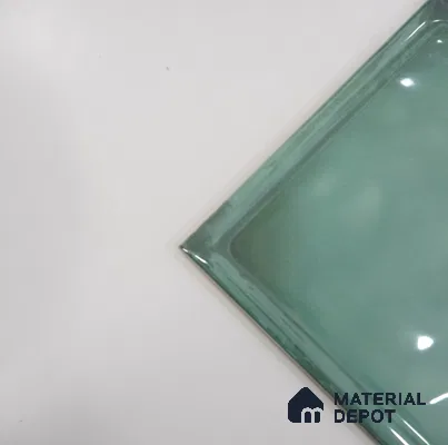 Subway Wall Tile TL 06439 G Glaciera Verdant Plain 8 x 8 inch Ceramic Glossy Finish - 6 mm | 24 Random Design | Suitable for Accent / Feature Walls, Bathroom, Kitchen Wall & Backsplashes (Sample)
