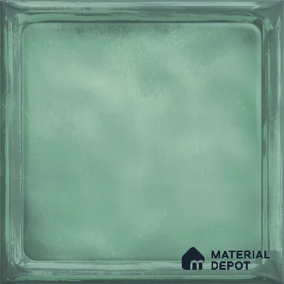 Subway Wall Tile TL 06439 G Glaciera Verdant Plain 8 x 8 inch Ceramic Glossy Finish - 6 mm | 24 Random Design | Suitable for Accent / Feature Walls, Bathroom, Kitchen Wall & Backsplashes (Sample)