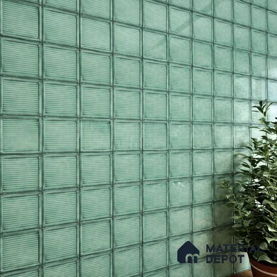 Subway Wall Tile TL 06439 H Glaciera Verdant Decore 8 x 8 inch Ceramic Glossy Finish - 6 mm | 24 Random Design | Suitable for Accent / Feature Walls, Bathroom, Kitchen Wall & Backsplashes (Sample)