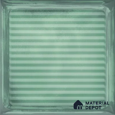 Subway Wall Tile TL 06439 H Glaciera Verdant Decore 8 x 8 inch Ceramic Glossy Finish - 6 mm | 24 Random Design | Suitable for Accent / Feature Walls, Bathroom, Kitchen Wall & Backsplashes (Sample)