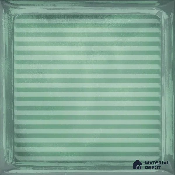 Subway Wall Tile TL 06439 H Glaciera Verdant Decore 8 x 8 inch Ceramic Glossy Finish - 6 mm | 24 Random Design | Suitable for Accent / Feature Walls, Bathroom, Kitchen Wall & Backsplashes (Sample)