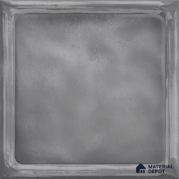 Subway Wall Tile TL 06439 K Glaciera Slate Plain 8 x 8 inch Ceramic Glossy Finish - 6 mm | 24 Random Design | Suitable for Accent / Feature Walls, Bathroom, Kitchen Wall & Backsplashes (Sample)