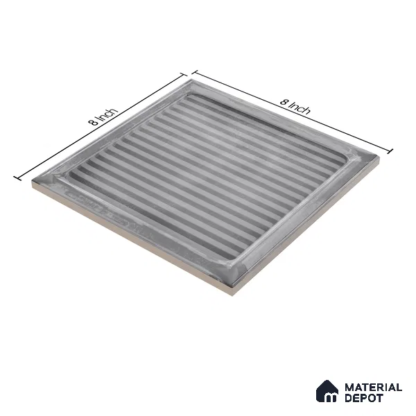 Subway Wall Tile TL 06439 L Glaciera Slate Decore 8 x 8 inch Ceramic Glossy Finish - 6 mm | 24 Random Design | Suitable for Accent / Feature Walls, Bathroom, Kitchen Wall & Backsplashes (Sample)