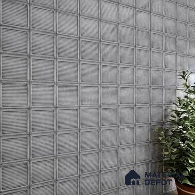 Subway Wall Tile TL 06439 L Glaciera Slate Decore 8 x 8 inch Ceramic Glossy Finish - 6 mm | 24 Random Design | Suitable for Accent / Feature Walls, Bathroom, Kitchen Wall & Backsplashes (Sample)